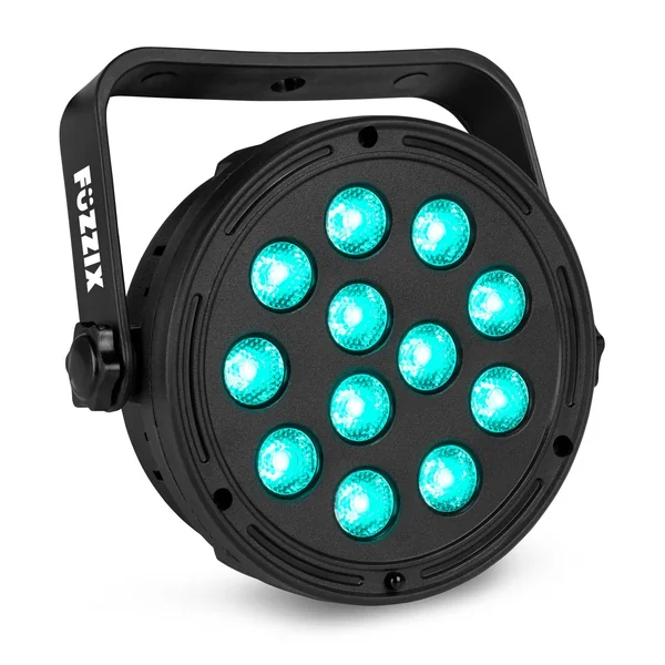 Fuzzix Comet M12 - Pack 4 × PAR LED 12 LED PC | Set Eclairage Compact & Plug-and-Play pour DJs & Mobilisations
