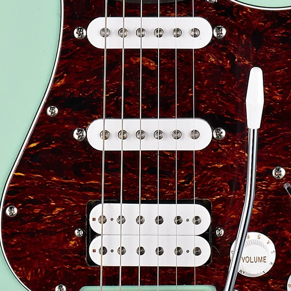 G110 CGN TORTOISE PICKGUARD - caribbean green