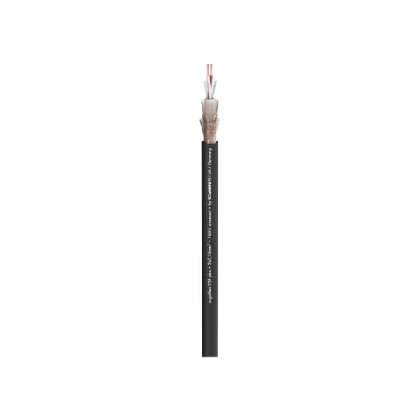 Galileo 238 plus Sommer Cable - Câble micro studio symétrique 2X0.38 double blindage vendu au m