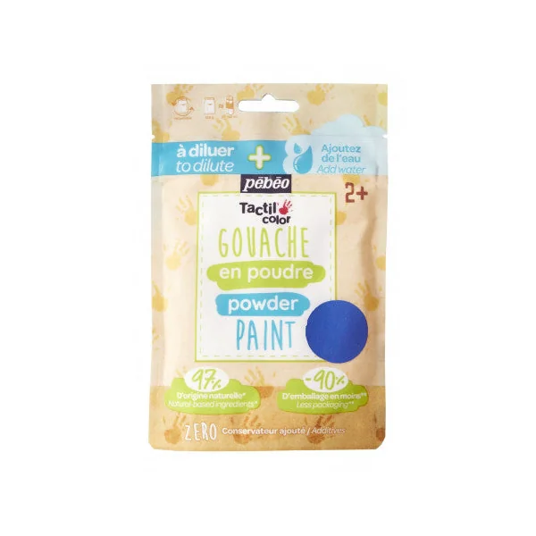 Gouache en poudre Tactilcolor - 10 couleurs