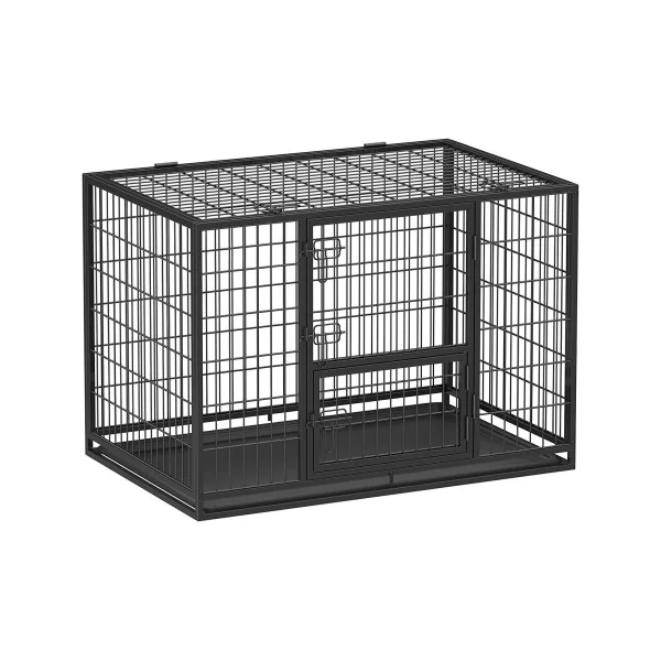 Grande Cage chien Cage chat avec bac récupérateur