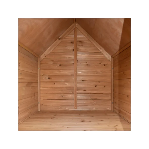 Grande Niche pour Chien XL Niche en Pin Massif Niche Double Pente