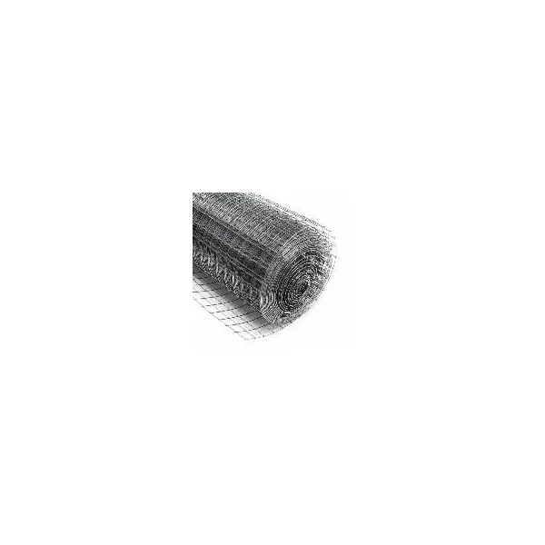 Grillage 25m galvanisé maille carrée 12x12mm hauteur 50 cm