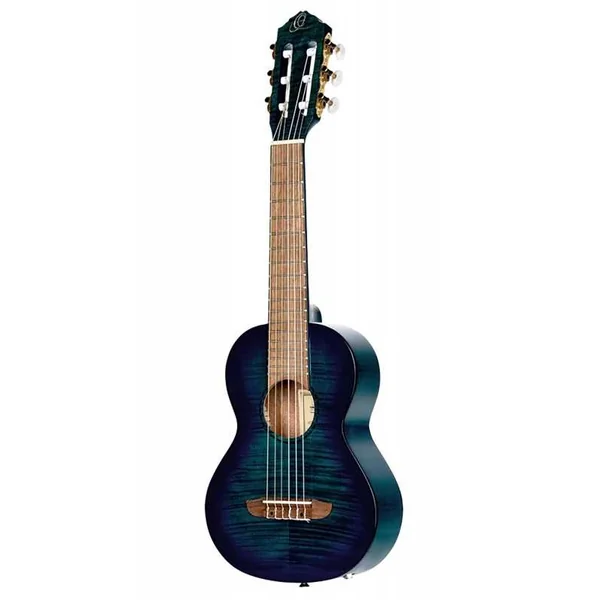 GUITALELE ELECTRO ORTEGA ACAJOU FLAMME