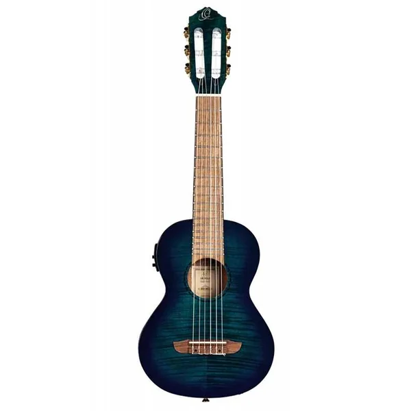 GUITALELE ELECTRO ORTEGA ACAJOU FLAMME