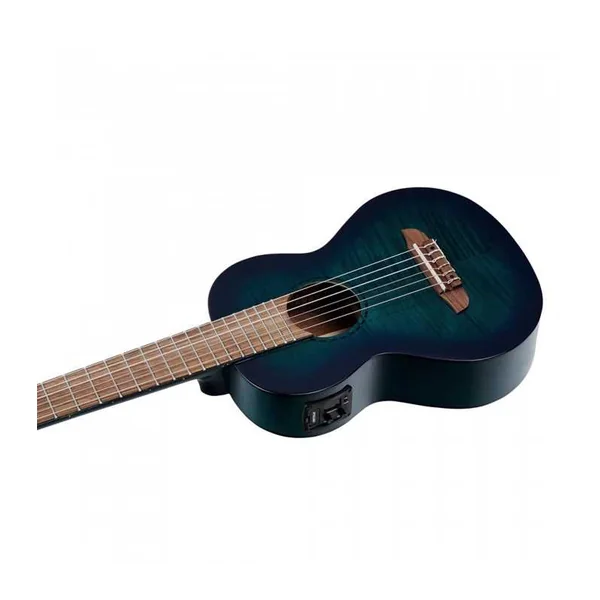 GUITALELE ELECTRO ORTEGA ACAJOU FLAMME