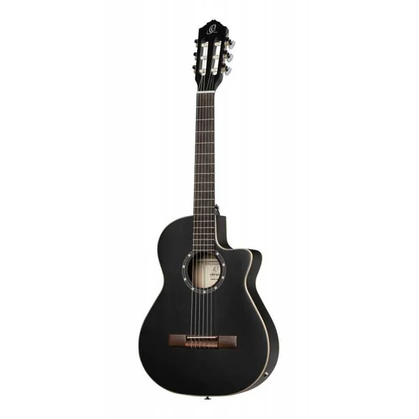 Guitare Classique 3/4 ELECTRO ORTEGA R125 EPICEA, EQ, NOIR