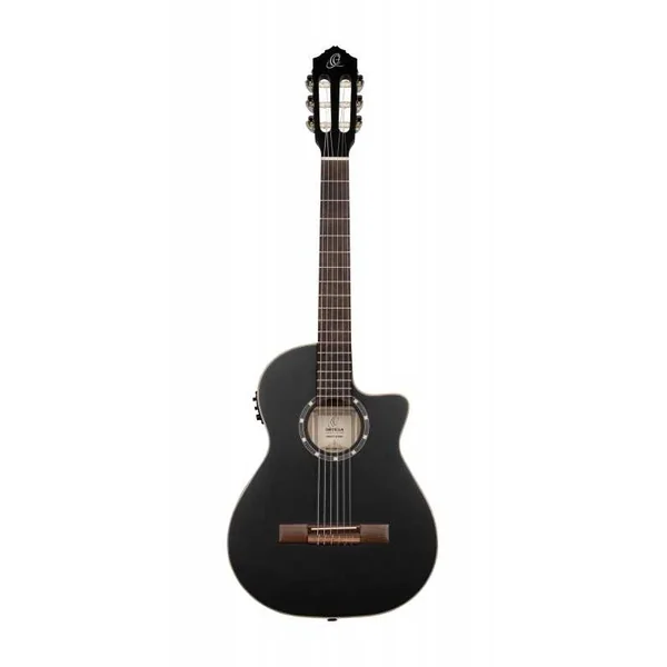 Guitare Classique 3/4 ELECTRO ORTEGA R125 EPICEA, EQ, NOIR