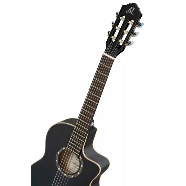 Guitare Classique 3/4 ELECTRO ORTEGA R125 EPICEA, EQ, NOIR