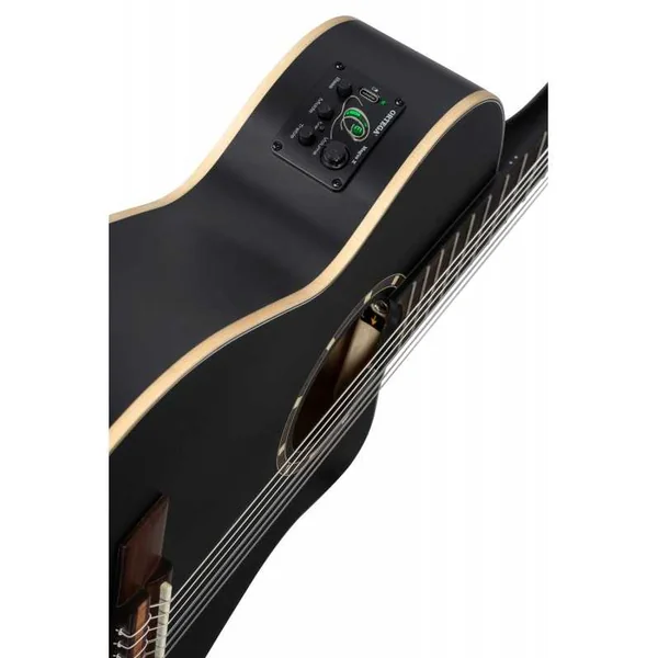 Guitare Classique 3/4 ELECTRO ORTEGA R125 EPICEA, EQ, NOIR