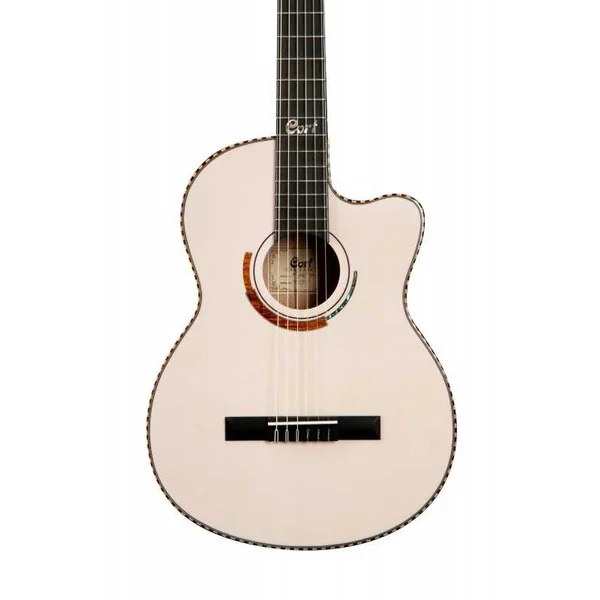 Guitare Classique Electro CORT SOLENCANTO WHITE BLOND