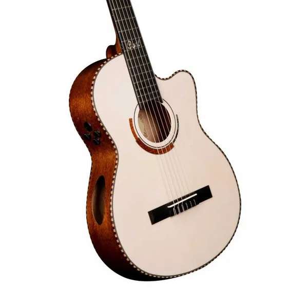 Guitare Classique Electro CORT SOLENCANTO WHITE BLOND
