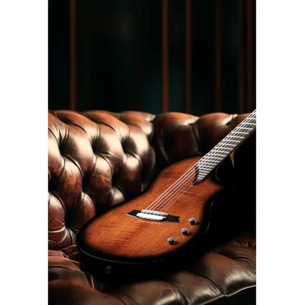Guitare Classique Electro MARTINEZ Hispania Cognac + Housse