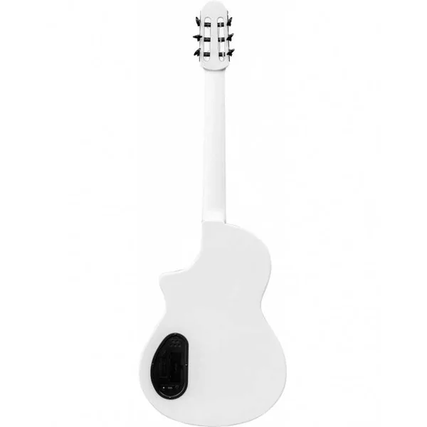 Guitare Classique Electro MARTINEZ Hispania White GT + Housse