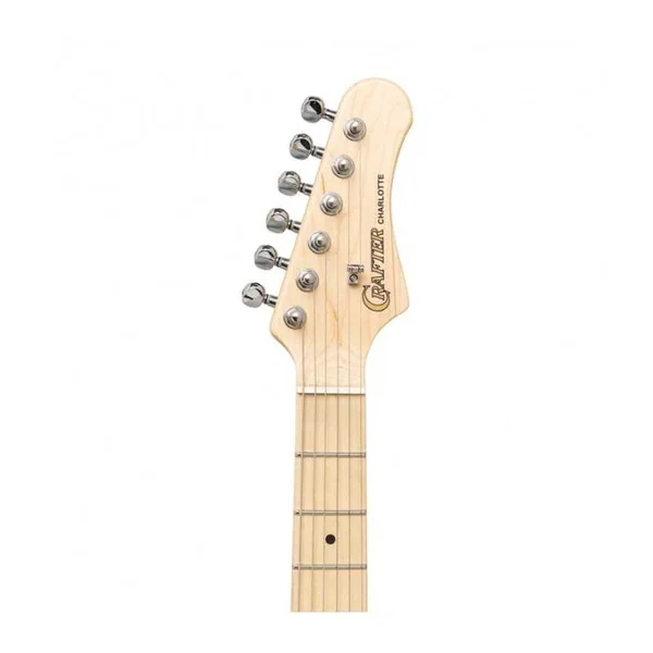 Guitare Electrique CRAFTER CHARLOTE SM CB - ERABLE NOIR + BAG