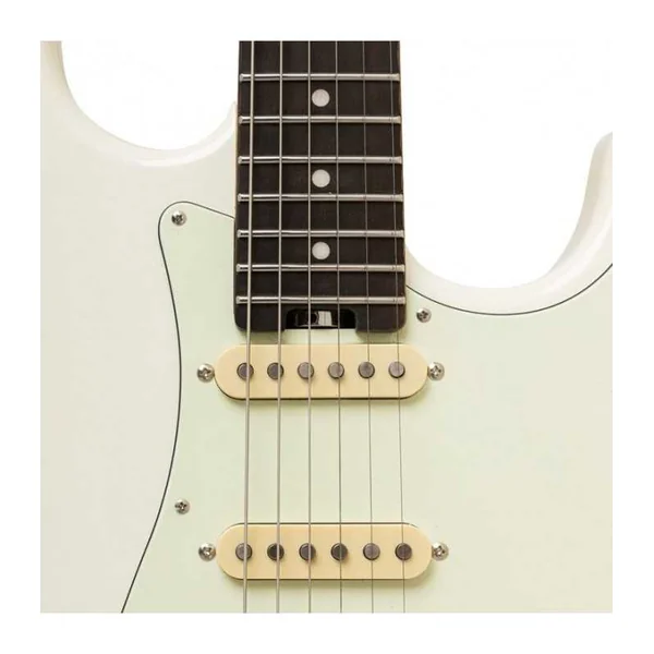 Guitare Electrique CRAFTER CHARLOTE SR OW - PALISS. BLANC + BAG