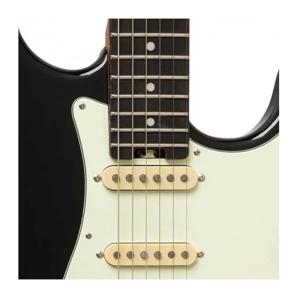 Guitare Electrique CRAFTER SEOUL SVVSR CB - PALISS. COSMIC BLK + BAG