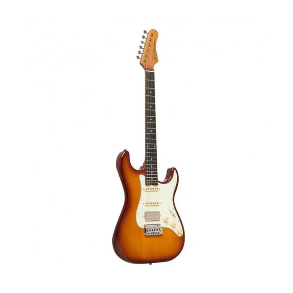 Guitare Electrique CRAFTER SEOUL SVVSR TS - PALISS. TABAC + BAG