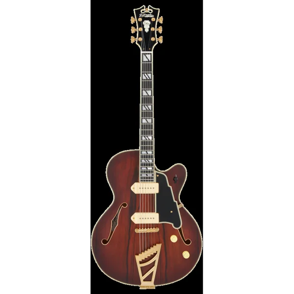 Guitare Electrique D'ANGELICO Deluxe 59 Satin Brown Burst