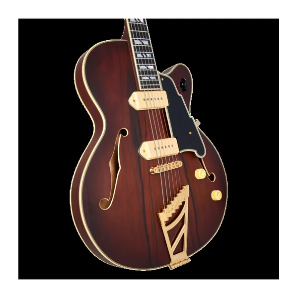 Guitare Electrique D'ANGELICO Deluxe 59 Satin Brown Burst
