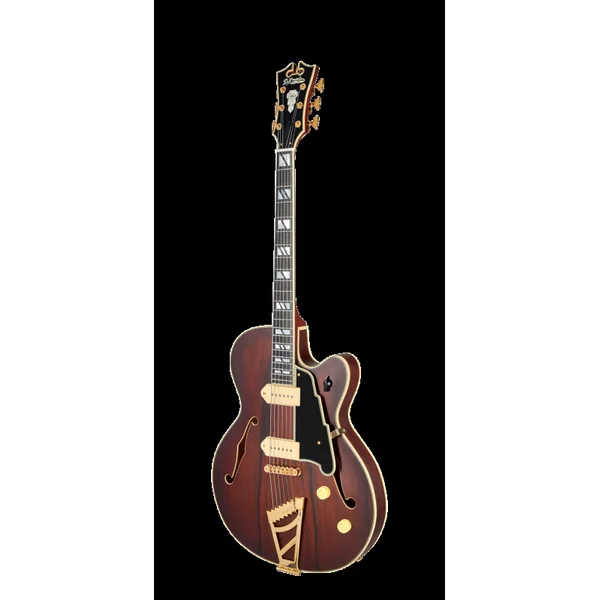 Guitare Electrique D'ANGELICO Deluxe 59 Satin Brown Burst