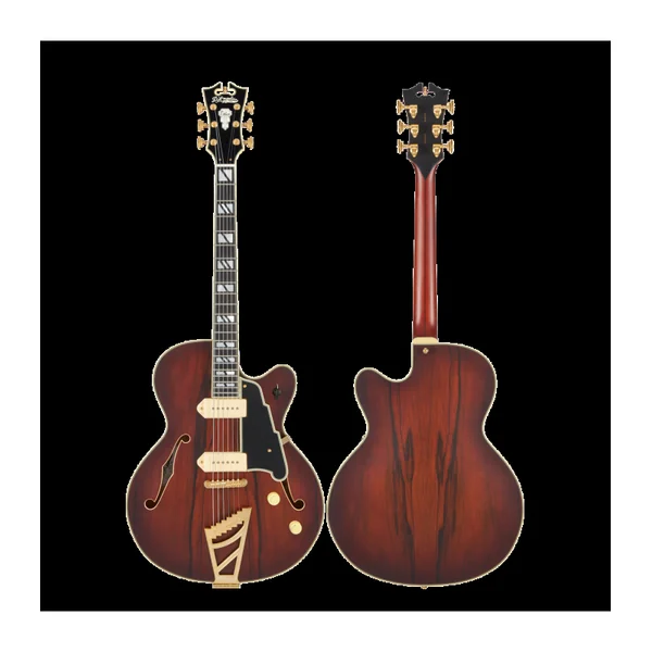 Guitare Electrique D'ANGELICO Deluxe 59 Satin Brown Burst