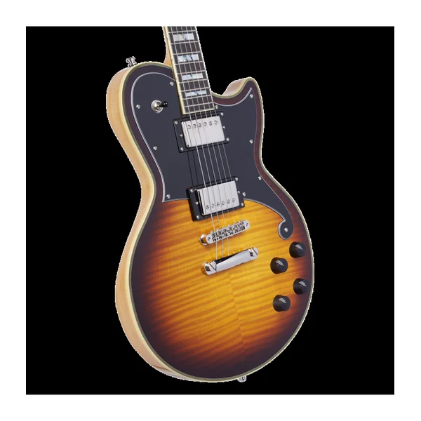 Guitare Electrique D'ANGELICO DELUXE ATLANTIC VINTAGE SUNBURST