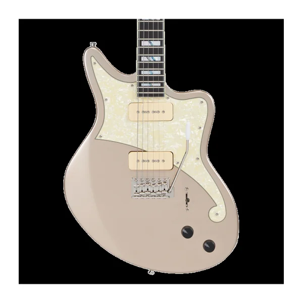 Guitare Electrique D'ANGELICO Deluxe Bedford Desert Gold