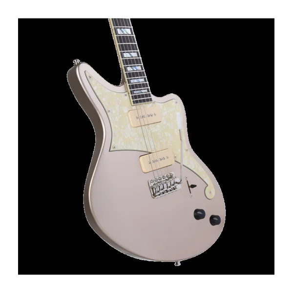 Guitare Electrique D'ANGELICO Deluxe Bedford Desert Gold