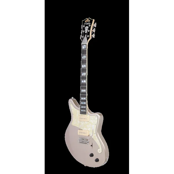 Guitare Electrique D'ANGELICO Deluxe Bedford Desert Gold