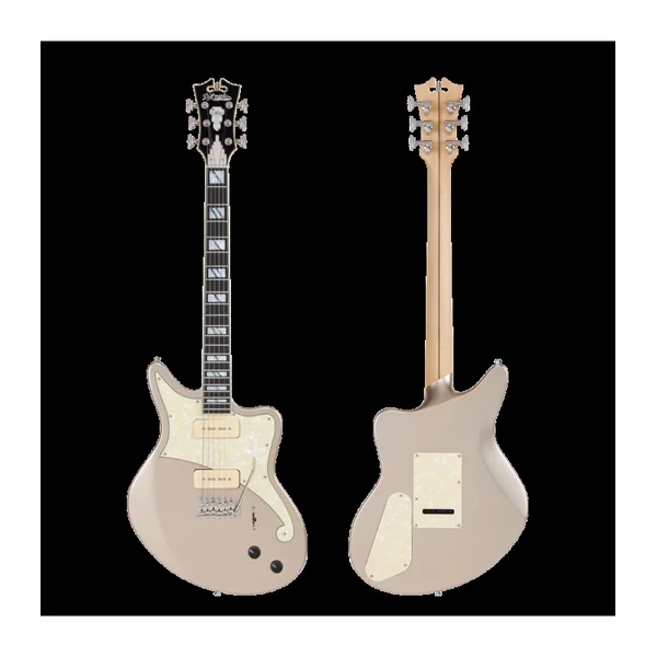 Guitare Electrique D'ANGELICO Deluxe Bedford Desert Gold
