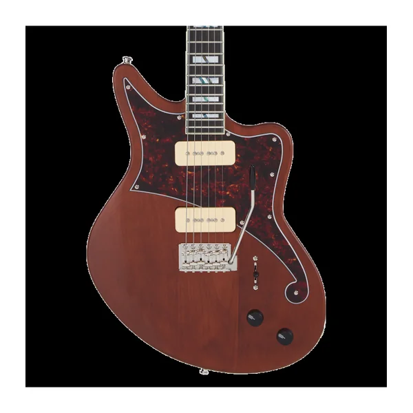 Guitare Electrique D'ANGELICO Deluxe Bedford Matte Walnut
