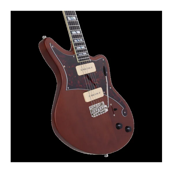 Guitare Electrique D'ANGELICO Deluxe Bedford Matte Walnut