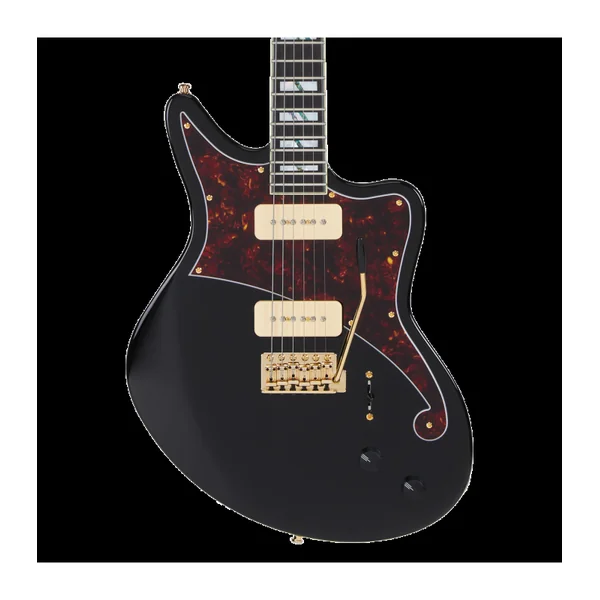 Guitare Electrique D'ANGELICO Deluxe Bedford Solid Black