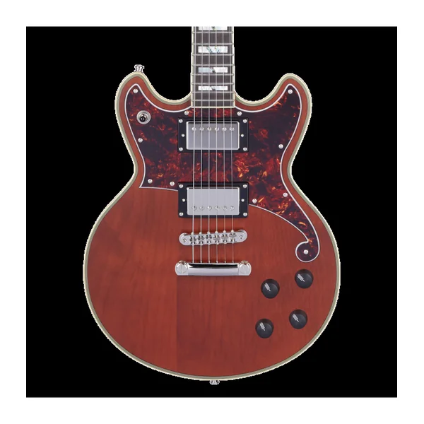 Guitare Electrique D'ANGELICO Deluxe Brighton Matte Walnut