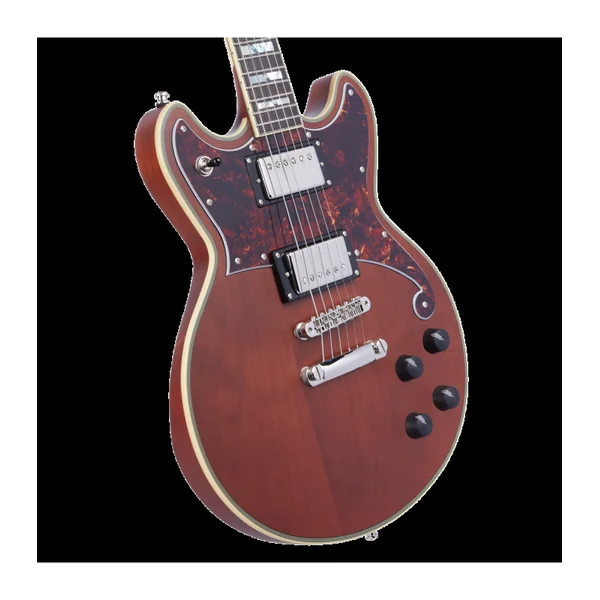 Guitare Electrique D'ANGELICO Deluxe Brighton Matte Walnut