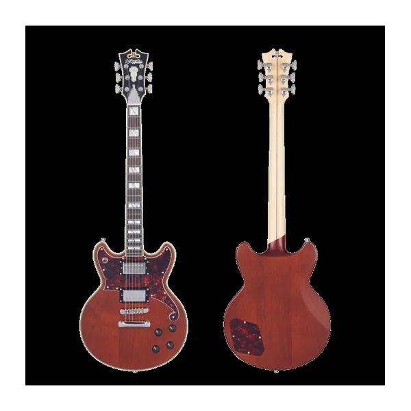Guitare Electrique D'ANGELICO Deluxe Brighton Matte Walnut
