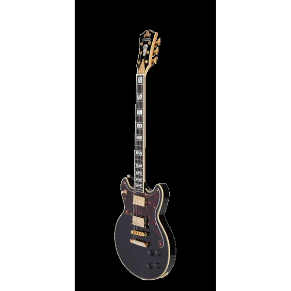 Guitare Electrique D'ANGELICO DELUXE BRIGHTON SOLID BLACK
