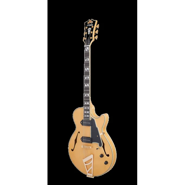 Guitare Electrique D'ANGELICO Deluxe SS Baritone Satin Honey