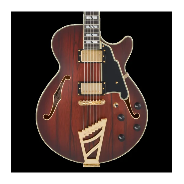 Guitare Electrique D'ANGELICO Deluxe SS Satin Brown Burst