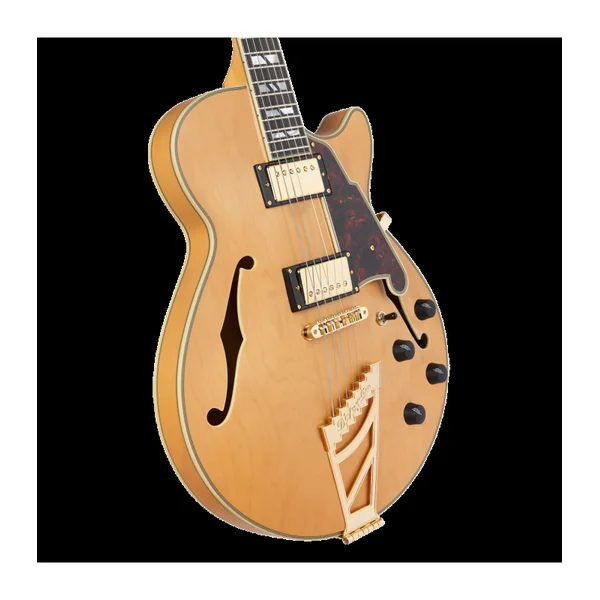 Guitare Electrique D'ANGELICO Deluxe SS Satin Honey