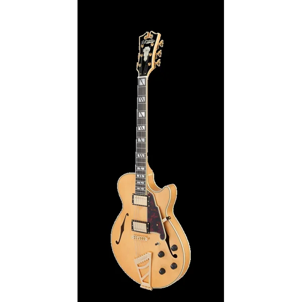 Guitare Electrique D'ANGELICO Deluxe SS Satin Honey