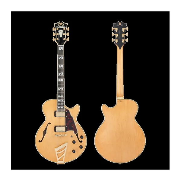 Guitare Electrique D'ANGELICO Deluxe SS Satin Honey