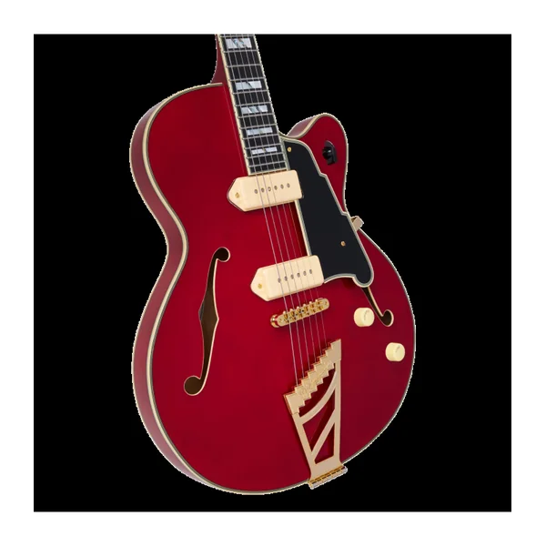 Guitare Electrique D'ANGELICO Excel 59 Trans Cherry