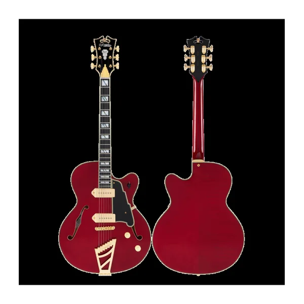 Guitare Electrique D'ANGELICO Excel 59 Trans Cherry