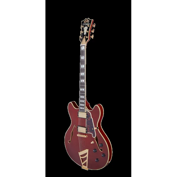 Guitare Electrique D'ANGELICO EXCEL DC TRANS CHERRY