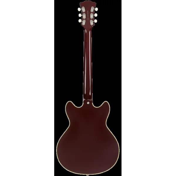 Guitare Electrique D'ANGELICO EXCEL MINI DC TOUR SOLID WINE