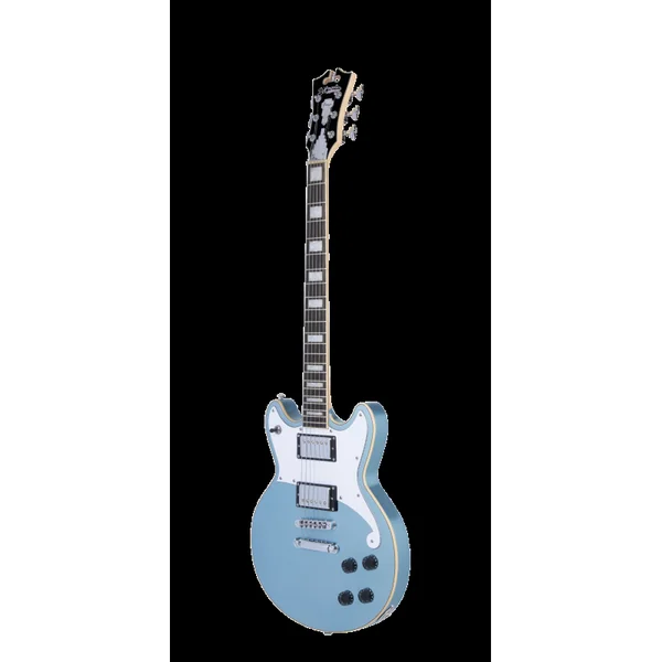Guitare Electrique D'ANGELICO PREMIER BRIGHTON Ice Blue Metallic