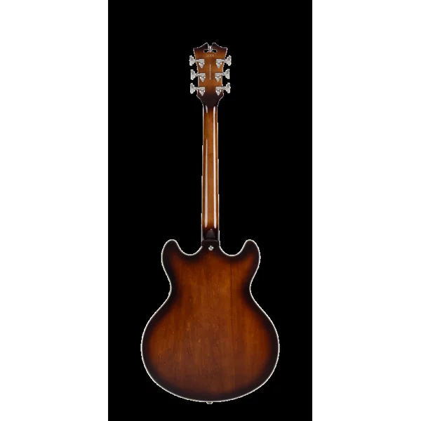 Guitare Electrique D'ANGELICO PREMIER DC BROWN BURST