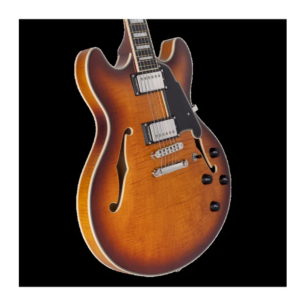 Guitare Electrique D'ANGELICO PREMIER DC DARK ICED TEA BURST